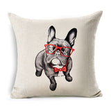 Boston Terrier Golden Retriever Husky Schnauzer Dachshund Dog Print Decorative Pillowcase Cushion Covers Sofa Chair Home Decor